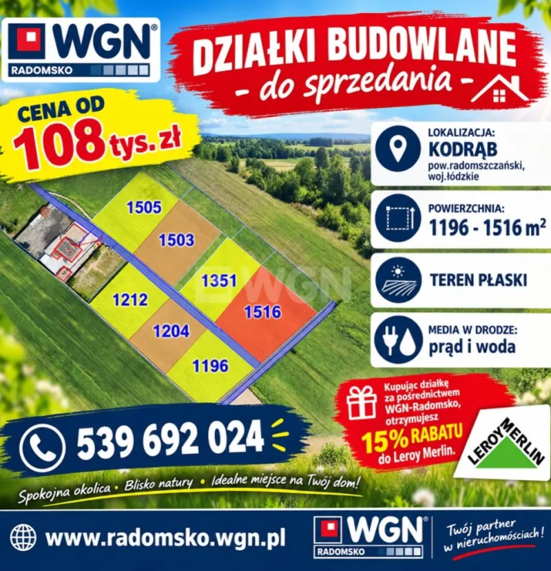 Działka na sprzedaż Kodrąb